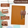 Simaixing Leather Notebook Pen Holder, 2.9 x 2.3 inch, Handmade