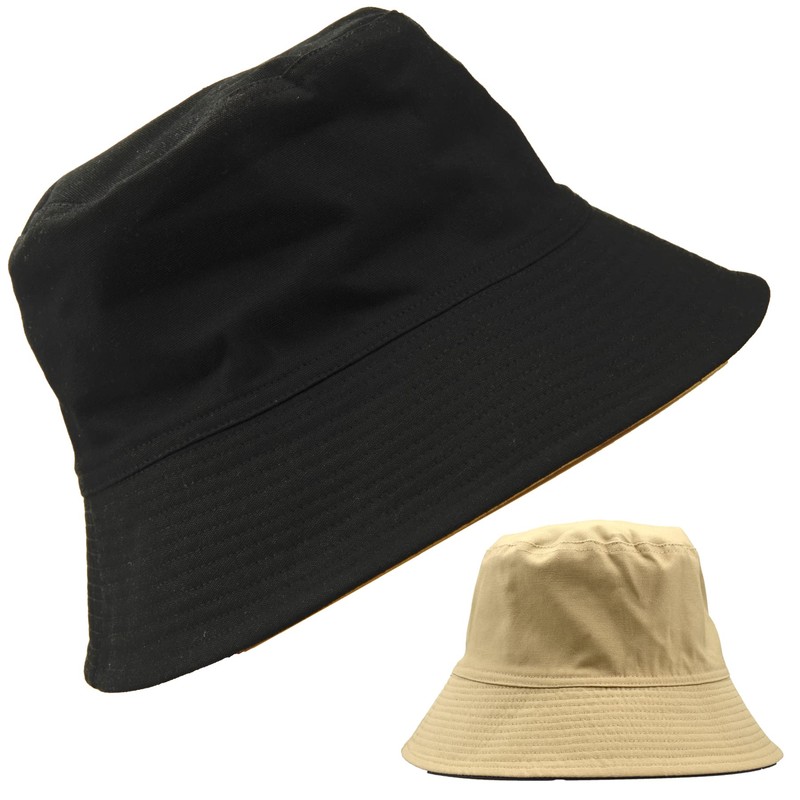 RF Large Size Bucket Hat, Reversible 24.0 - 25.6 inches
