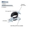 JDHGSHL 6 PCS Split Ring Pipe Hanger, Heavy Duty Adjustable