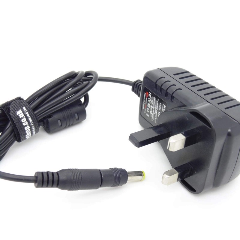 Replacement UK DC9 Volt 9 Volt 500mA Switching Adapter For
