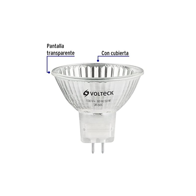 Volteck JR-50C, Lámpara de halógeno