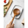ABRUTY Spoon Rest for Stove Top, Ceramic Spoon Holder for
