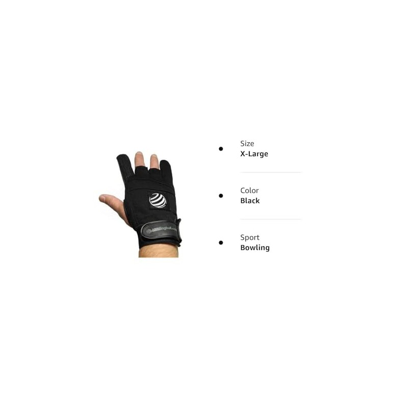 bowlingball.com Monster Grip Bowling Glove (X-Large, Right)