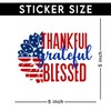 Thankful Grateful Blessed Vinyl Waterproof Sticker Decal Car Laptop Wall