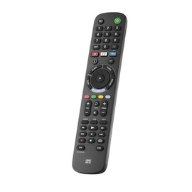 One For All TV Replacement Remote Compatible with Sony TVs Only (LCD, LED, OLED, Plasma) - Ideal Replacement Remote Control with Same Functions as The Original Remote, Black, Model URC4812