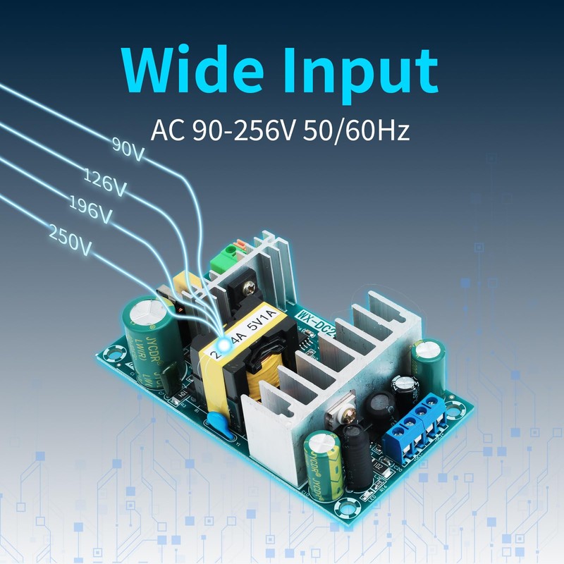 Ransanx AC to DC Isolated Power Supply Module 120W, Dual