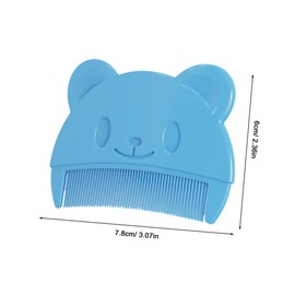 SAFIGLE 4pcs Baby Hair Brush Comb Soft Bristles Scalp Scrubber Gentle for Cradle Cap Removal Bath