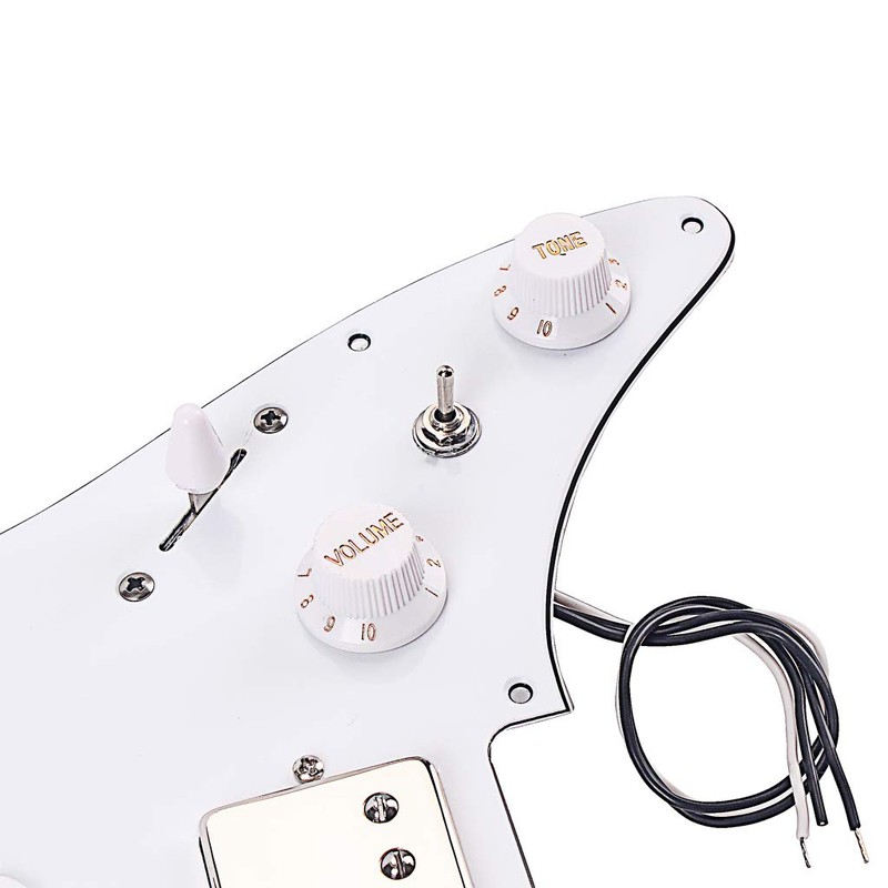 Ogdni Prewired Strat Electric Guitar Pickguard with SSH Pickup Set,
