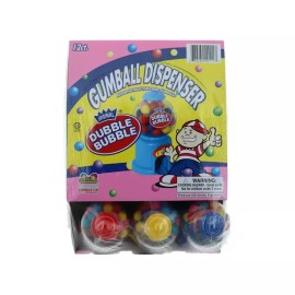 Kidsmania Dubble-Bubble Mini Gumball Dispenser 12 Count