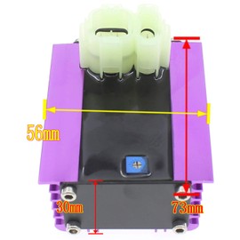 QAZAKY Bobina de encendido CDI ajustable de 6 pines para 50 cc-90 cc 110 cc 125 cc 150 cc motocicleta ATV Quad Scooter Go Kart Cart Moped Chopper Buggy Pit Dirt Racing Bike chino 139QMB 152QMI 157QMJ