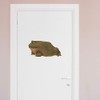 Extra Large 460mm 'African Bullfrog' Permanent Sticker Decal for Cars/Windows/Bins/Walls