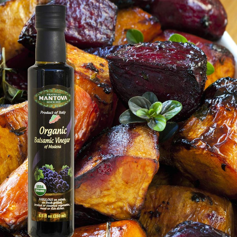 Mantova Organic Balsamic Vinegar of Modena, Perfect for Salad Dressing,