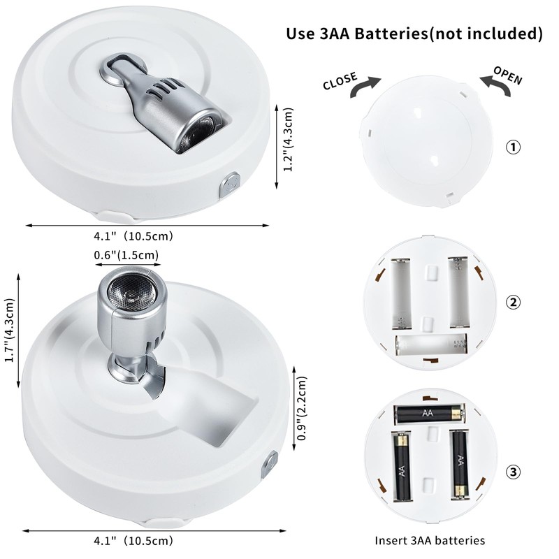 HOFUY Wireless Spot Light, Battery Operated Picture Lights Mini Accent
