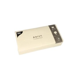 150 napkins "Daily Collection" 1/8 fold, 32 cm x 32 cm, champagne