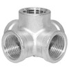 Beduan Stainless Steel 1/2 Inch 5-Way Outlet Cross Female Pipe