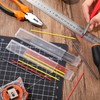 Hiboom 2 Pack Solid Carpenter Pencil with 14 Refill, Long