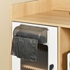 QIANQJL Trash Bag Dispenser Wall Mounted,Plastic Bag Roll Holder,Garbage Bag