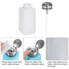 sourcing map Solvent Alcohol Dispenser 250ml(8.5oz) Push Down Liquid Dispenser