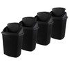 Nesmilers 4 Packs 70 L/18.5 Gallon Large Swing Top Trash