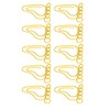 100pcs Paper Clip Foot Shape Cute Anti Slip Portable Paperclip