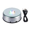 PHMOOJ Rotating Display Stand Light Base Colorful Cup Display Turner