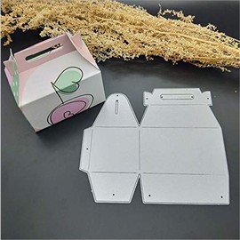LZBRDY Gift Packing Box Metal Cutting Dies, Birthday Thanksgiving Christmas Craft Package Die Cuts