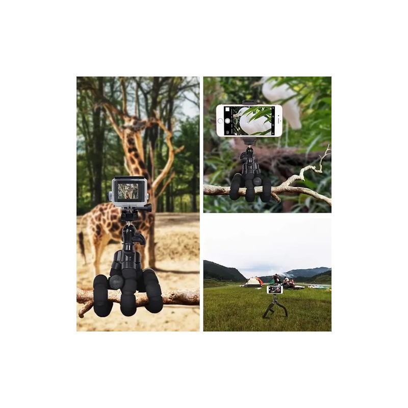Tripie Flexible Celular Camara Soporte Universal Portatil