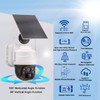 Taishixing 2K Wireless Solar Security Cameras Outdoor, 2 Pack Home