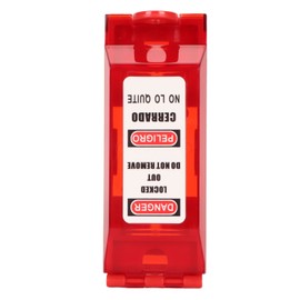 Wall Switch Flip Cover Red Flame Retardant High Visualization Electrical Switches Flip Cover for Industrial Power Isolation Areas