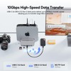 PULWTOP Mac Mini Hub Stand with M.2 PCIe NVMe SSD