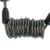 ORANGE Coil Lock Leash Anti-Theft Wire Lock 150634 4004 (Black/FF/Men's,