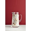 Mud Pie Christmas Eggnog Ingredients Pitcher Set, pitcher 67 oz