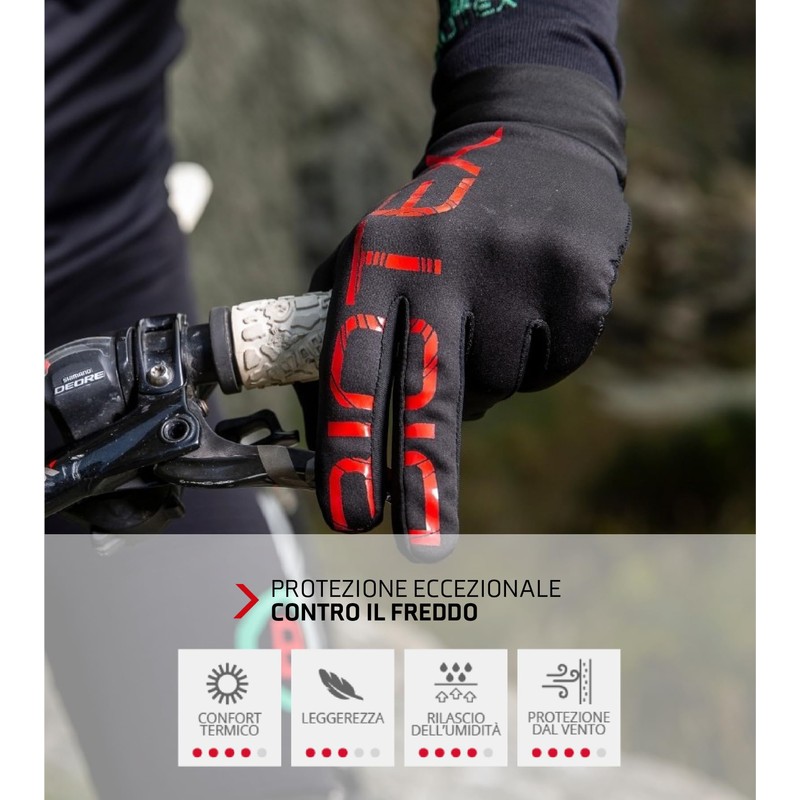 BIOTEX Thermal Touch Winterhandschuhe mit Touchscreen-Technologie, technische Sportunterwäsche, ideal für