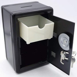 Metal Safe Shaped Money Box with Key