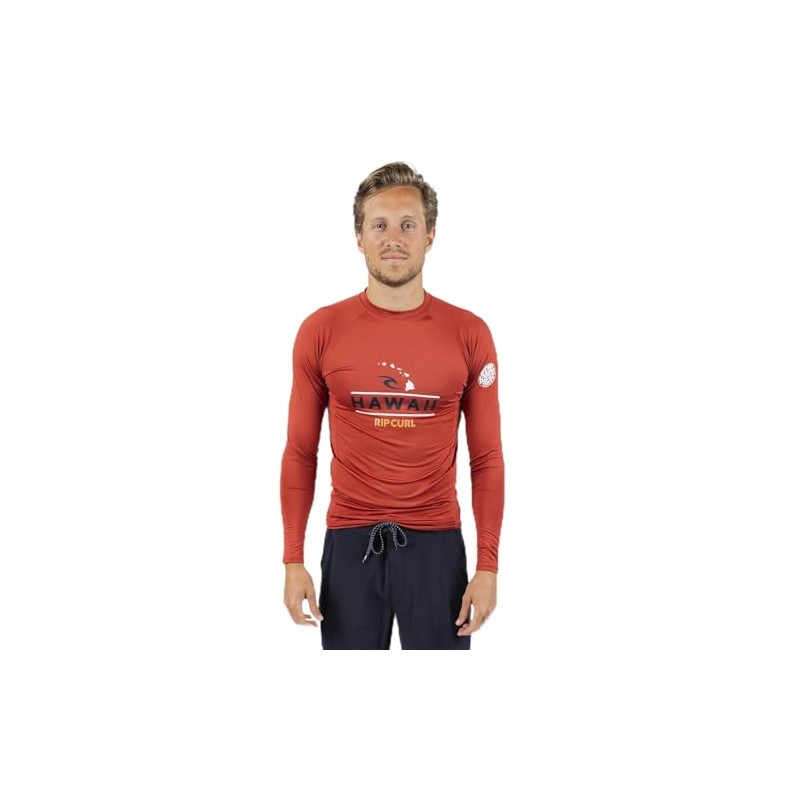 Rip Curl Men's Standard Hawaii UPF 50+ Performance Long Sleeve