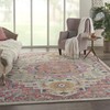 Nourison Passion Transitional Bohemian Ivory/Pink 8'x 10' Area Rug (8'