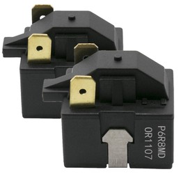 2 PCS PTC Refrigerator Starter Relay P6R8MD 2 Pins For LG Magic Chef Refrigerator & dehumidier 6748C-0004D