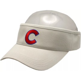 American Needle Chicago Cubs Visor C Logo Adjustable Stone Wash