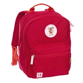 SIGIKID 25148 Backpack Dog Recycled Green Girls Accessories Recommended from 3 Years Red, 30 x 24 x 11 cm
