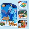 Magic Ants Santa Claus and Reindeer 3D Pop-Up Christmas Card