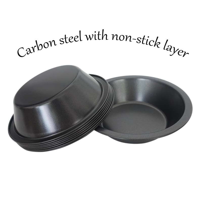 Proshopping 8 PACK Mini Pie Pans 5 Inch, Small Round