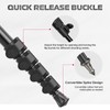 ULANZI TB12 Camera Monopod, 61" Aluminum Photography Monopod with 5-Section