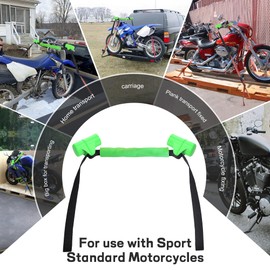 Handlebars Straps for 32" Handlebars, Compatible with 32505 Black Bar-Harness II Easily Adjustable to Maintain Vehicle Stability and Safety During Transportation, Green