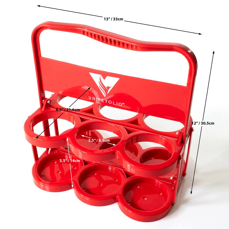 WIRRA Milk Bottle Holder - Drink Carrier - Foldable Plastic