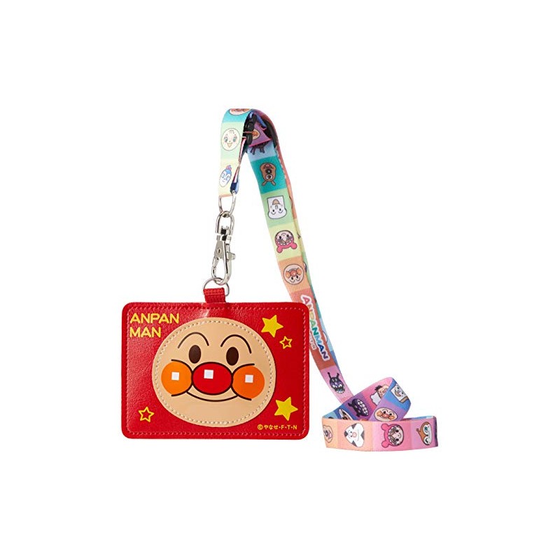 Itousangyo AND-1800 Anpanman Pass Case with Neck Strap, Anpanman