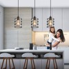 IHENGYANLT 2 Pack Pendant Light, Pendant Lights Kitchen Island, Glass