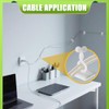 100 Pcs Plant Climbing Wall Clips - Self-Adhesive Hooks for