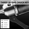 2 in 1 Drill Chuck Ratchet Wrench, 2 Sets Drill