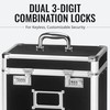 Vaultz Locking File Organizer Box - 13.5 x 13.25 x