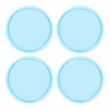 sourcing map 4pcs Car Cup Coasters Universal PVC Car Cup